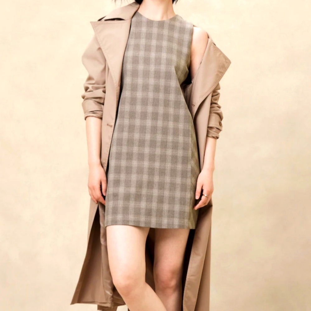 Banana Republic Plaid Shift Mini dress